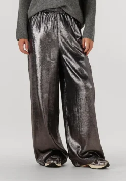 KNIT-TED wijde broek metally antraciet Clearance