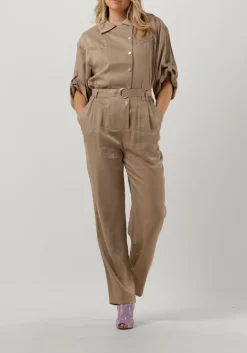 AAIKO jumpsuit nadina vis 510 beige Outlet