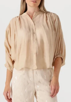 AMAYA AMSTERDAM blouses juno blouse beige Clearance