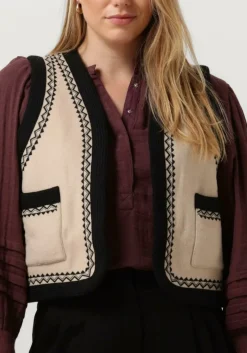 ANTIK BATIK gilet wilma gilet beige Clearance