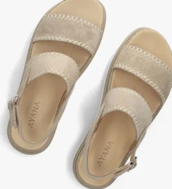 AYANA platte sandalen 11864 beige New