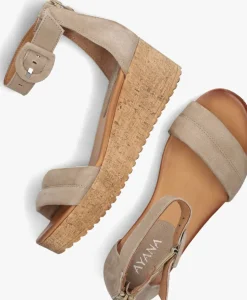 AYANA sandalen met hak 722025 beige Hot