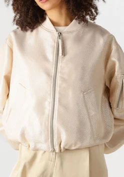 BEAUMONT jack goldie bomber jacket beige