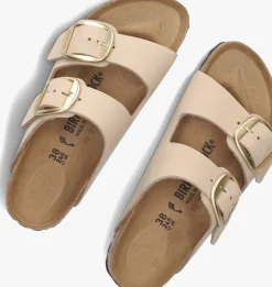 BIRKENSTOCK slippers arizona big buckle beige Sale