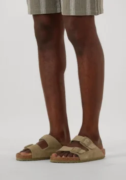 BIRKENSTOCK slippers arizona heren beige New