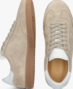 BLACKSTONE lage sneakers lime wren perf woman beige New