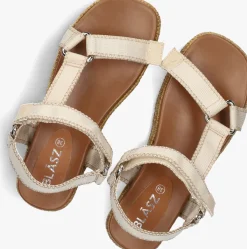 BLASZ platte sandalen cls14351 beige