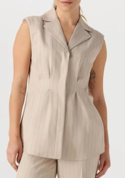 BRUUNS BAZAAR gilet urwa waistcoat beige Discount