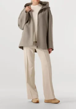 CAMBIO wijde broek ava beige Outlet