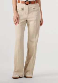 CAROLINE BISS wijde broek 1559 beige