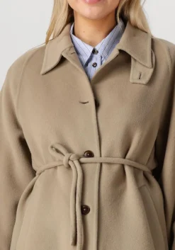 CLOSED mantel belted coat beige