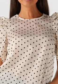 CO'COUTURE blouses dilan dot blouse beige