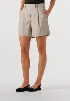 CO'COUTURE broeken vidacc crop pleat shorts beige Discount
