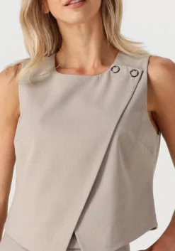 CO'COUTURE gilet vidacc wrap vest beige Best