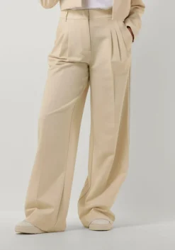 CO'COUTURE pantalon vola pleated long pant beige Sale