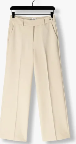 CO'COUTURE pantalon new volacc wide long pant beige