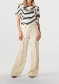 CO'COUTURE pantalon new volacc wide long pant beige
