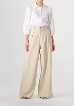 CO'COUTURE wijde broek nanacc pleat ll pant beige New