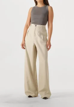 CO'COUTURE wijde broek nanacc pleat ll pant beige New