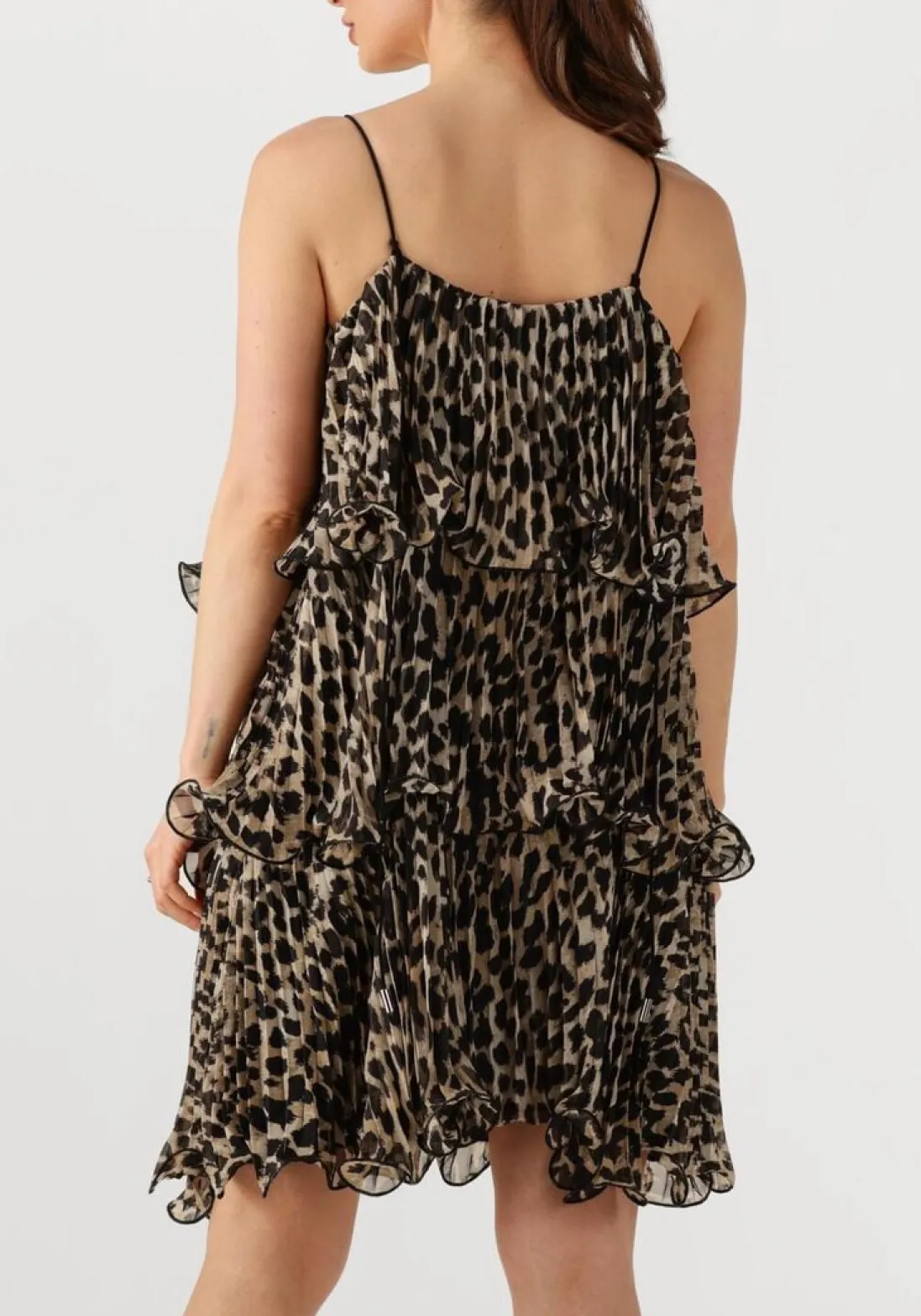 COPENHAGEN MUSE mini jurk cm kira dress beige Online