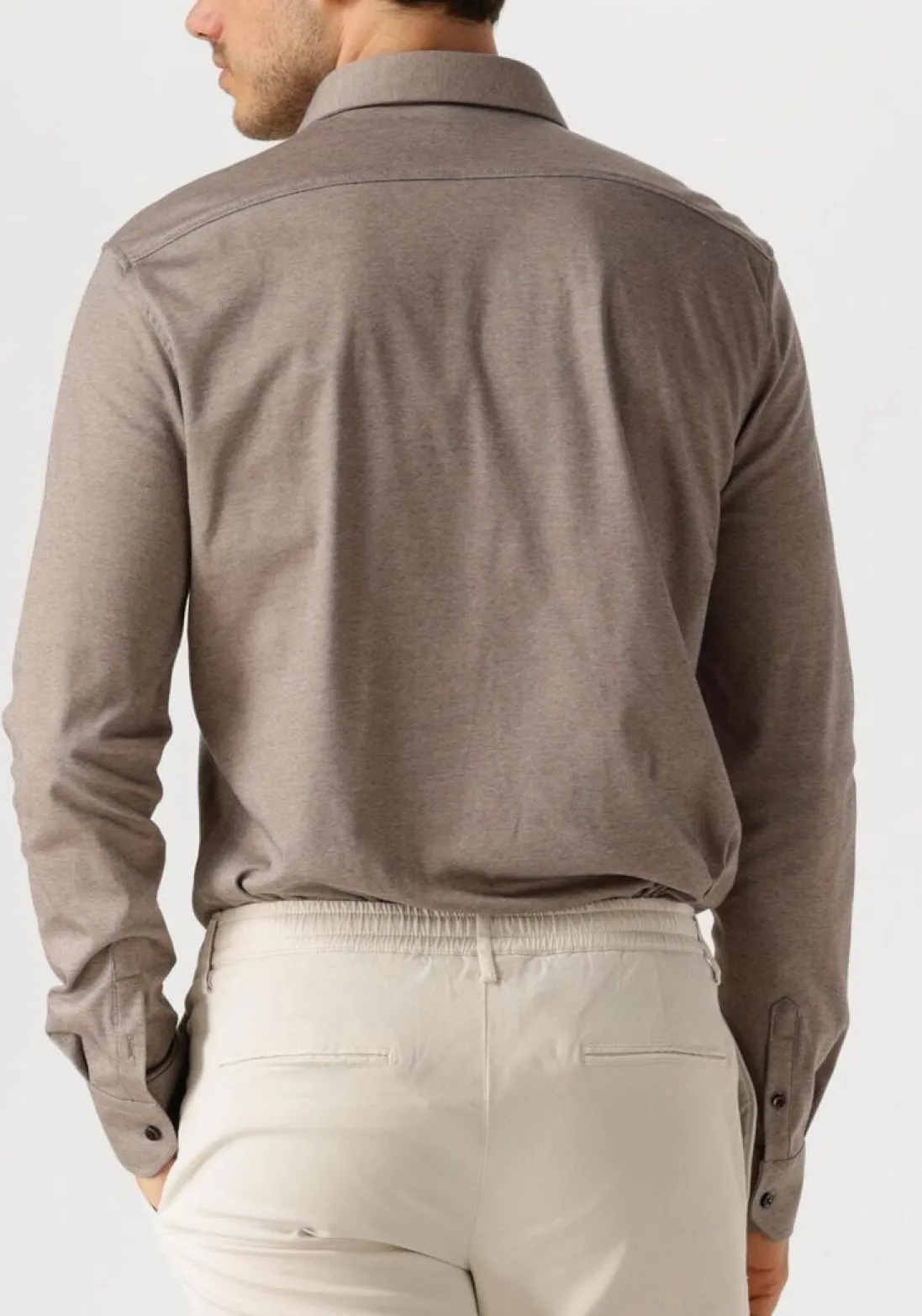 DESOTO LUXURY klassiek overhemd luxury hai 1/1 beige Hot