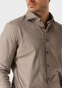 DESOTO LUXURY klassiek overhemd luxury hai 1/1 beige Hot