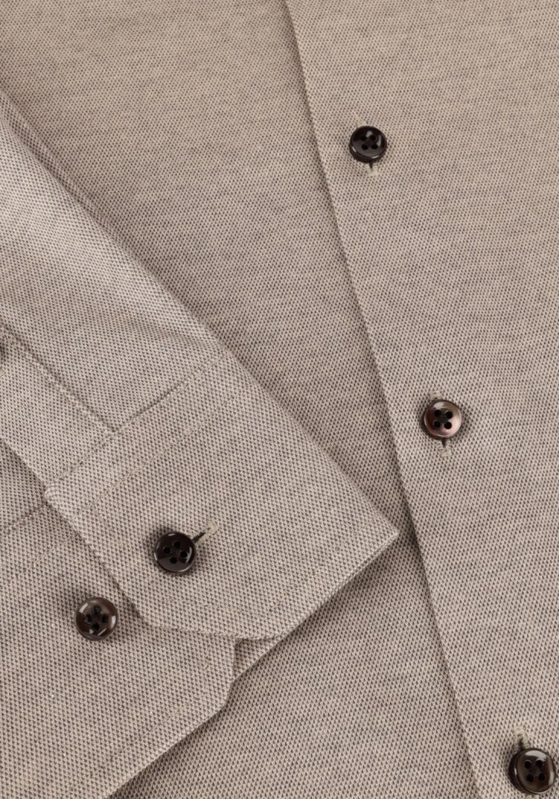 DESOTO LUXURY klassiek overhemd luxury hai 1/1 beige Hot