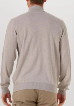 FILIPPO DE LAURENTIIS trui mezza zip ml beige Outlet