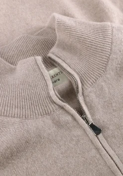 FILIPPO DE LAURENTIIS trui mezza zip ml beige Outlet