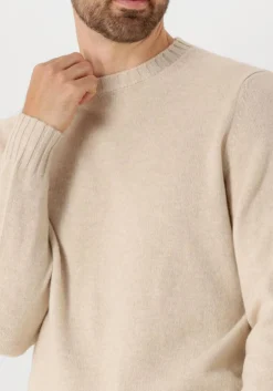 FILIPPO DE LAURENTIIS trui g.collo ml lana cashmere beige