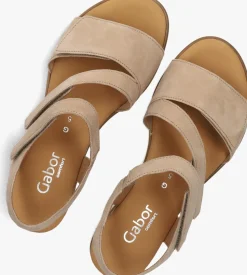 GABOR platte sandalen 754.1 beige Online