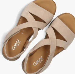 GABOR platte sandalen 746 beige Clearance