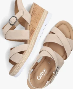 GABOR sandalen met hak 832 beige Discount