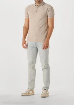 GENTI polo polo 3 button ss j2001-1212 beige Clearance