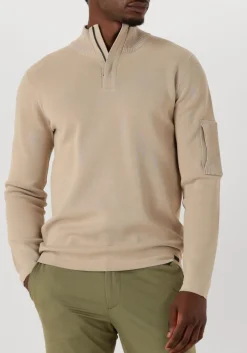 GENTI trui turtle zip beige Best