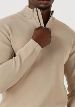 GENTI trui turtle zip beige Best