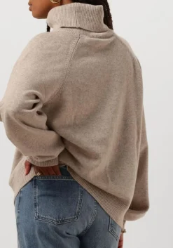 GESTUZ trui manzigz wool rollneck beige Discount