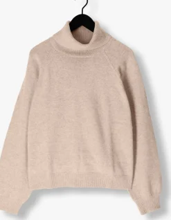 GESTUZ trui manzigz wool rollneck beige Discount