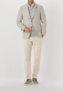 GRAN SASSO trui mock zip beige New