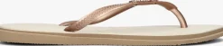 HAVAIANAS teenslippers slim point beige Discount
