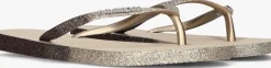 HAVAIANAS teenslippers slim sparkle ii beige Clearance