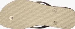 HAVAIANAS teenslippers slim sparkle ii beige Clearance