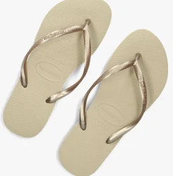 HAVAIANAS teenslippers slim dames beige Outlet