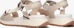 HISPANITAS platte sandalen chv253896 beige Outlet