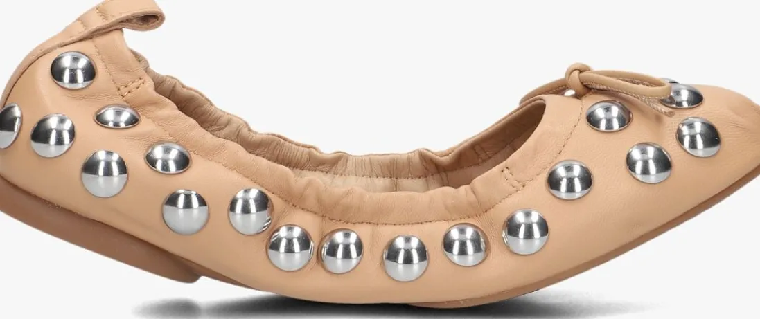 HOGAN ballerina's h684 ballerina borchie beige Outlet