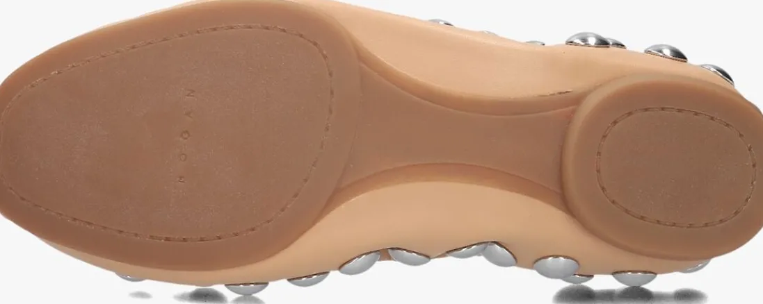 HOGAN ballerina's h684 ballerina borchie beige Outlet