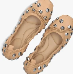 HOGAN ballerina's h684 ballerina borchie beige Outlet