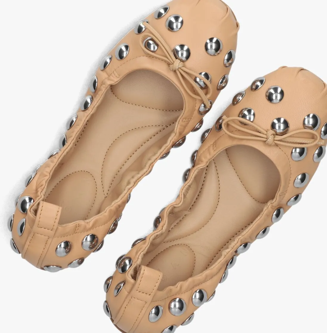 HOGAN ballerina's h684 ballerina borchie beige Outlet