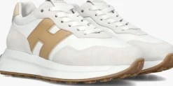 HOGAN lage sneakers h641 allacciato beige Outlet