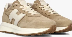 HOGAN lage sneakers h641 allacciato h patch beige Sale